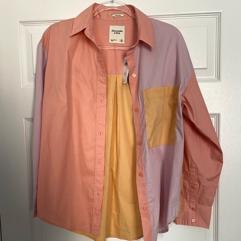 Abercrombie NWT oversized Oxford